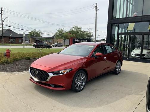 Soul Red Crystal Metallic 2026 Mazda Mazda3 FWD w/Preferred Package