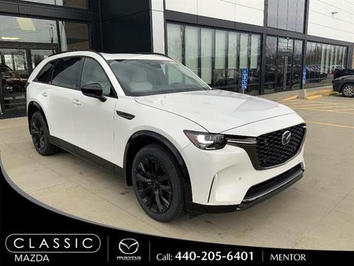 Rhodium White Premium 2026 Mazda CX-90 3.3 Turbo S Premium Sport