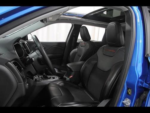Blue 2019 Jeep Cherokee Trailhawk