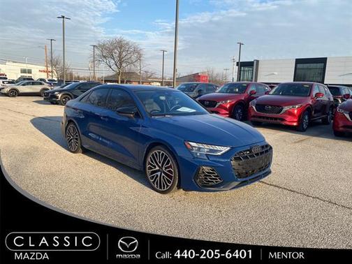 Ascari Blue Metallic 2025 Audi S3 2.0T quattro Premium