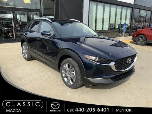 Deep Crystal Blue Mica 2026 Mazda CX-30 Preferred
