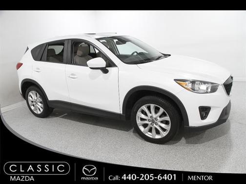 Crystal White Pearl Mica 2014 Mazda CX-5 Grand Touring