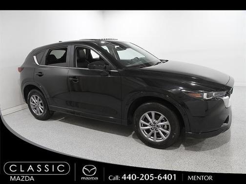 Jet Black Mica 2025 Mazda CX-5 2.5 S Preferred Package