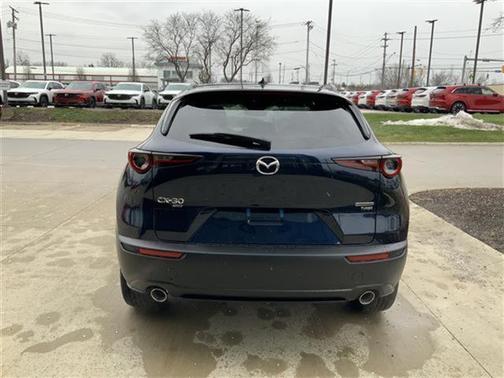 Deep Crystal Blue Mica 2025 Mazda CX-30 Premium Package
