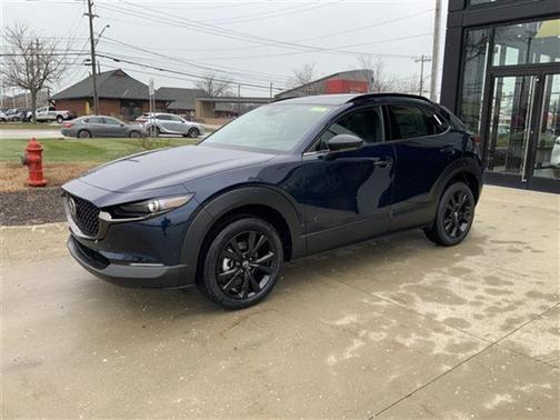 Deep Crystal Blue Mica 2025 Mazda CX-30 Premium Package