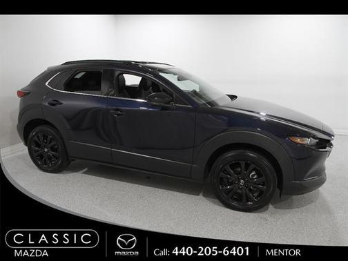 Deep Crystal Blue Mica 2025 Mazda CX-30 Premium Package