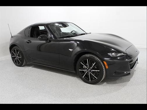 Jet Black Mica 2025 Mazda MX-5 Miata RF Grand Touring