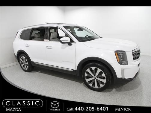 Glacial White Pearl 2021 Kia Telluride S