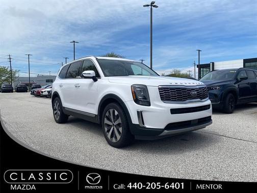 Glacial White Pearl 2021 Kia Telluride S
