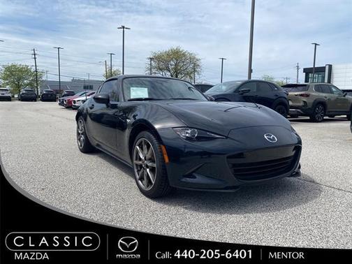 Jet Black Mica 2023 Mazda MX-5 Miata RF Grand Touring