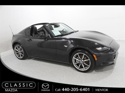 Jet Black Mica 2023 Mazda MX-5 Miata RF Grand Touring