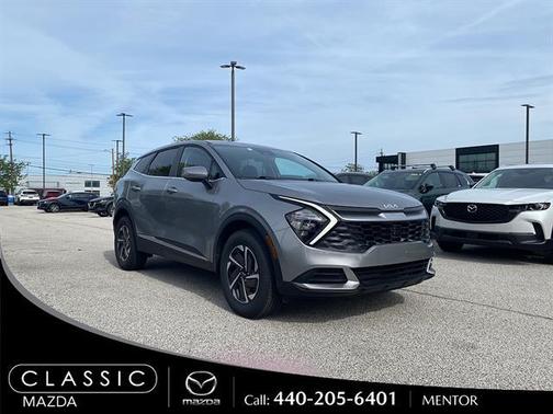 Steel Gray 2023 Kia Sportage Hybrid LX