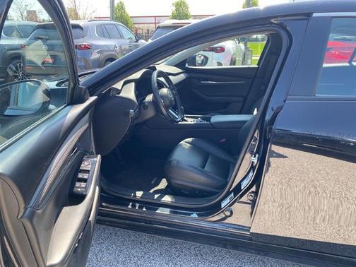 Jet Black 2024 Mazda Mazda3 FWD w/Preferred Package