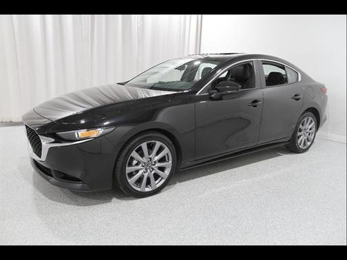 Jet Black 2024 Mazda Mazda3 FWD w/Preferred Package