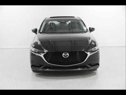 Jet Black 2024 Mazda Mazda3 FWD w/Preferred Package