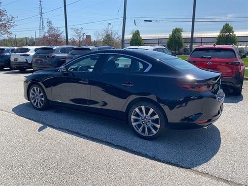 Jet Black 2024 Mazda Mazda3 FWD w/Preferred Package