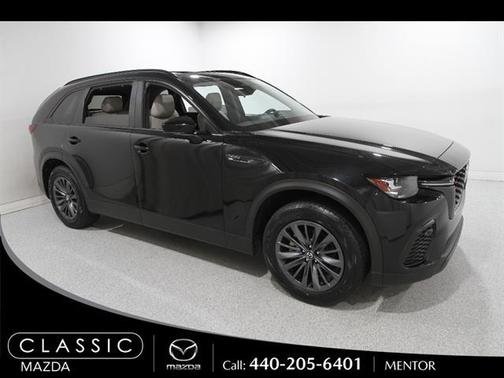 Jet Black Mica 2025 Mazda CX-70 3.3 Turbo Preferred Package