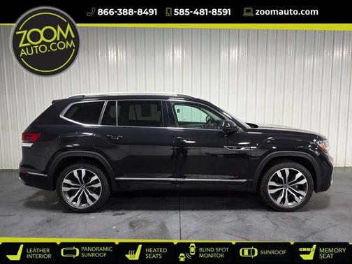 Deep Black Pearl 2023 Volkswagen Atlas 3.6L SEL Premium