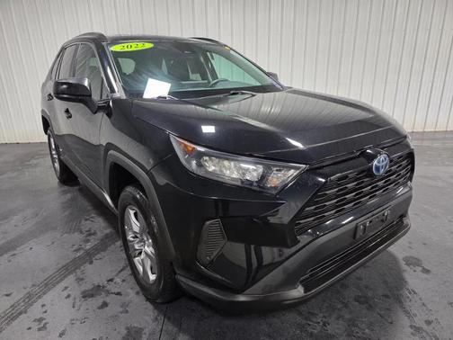 Midnight Black Metallic 2022 Toyota RAV4 Hybrid LE