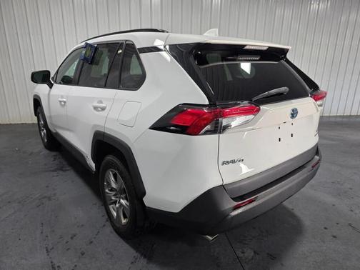 White 2022 Toyota RAV4 Hybrid LE