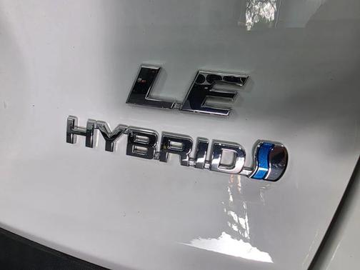 White 2022 Toyota RAV4 Hybrid LE