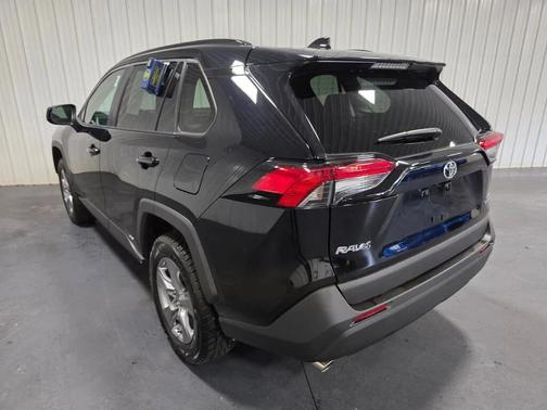 Midnight Black Metallic 2025 Toyota RAV4 Hybrid LE
