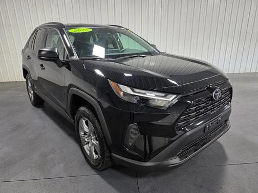 Midnight Black Metallic 2025 Toyota RAV4 Hybrid LE