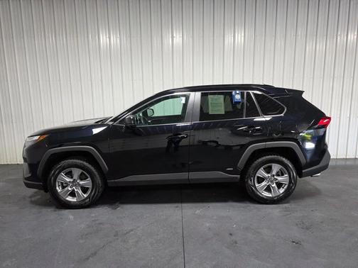 Midnight Black Metallic 2025 Toyota RAV4 Hybrid LE