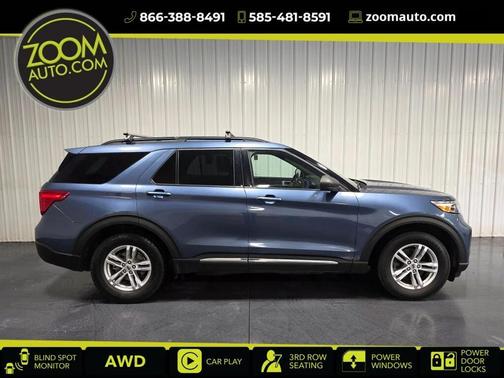 Blue Metallic 2020 Ford Explorer XLT