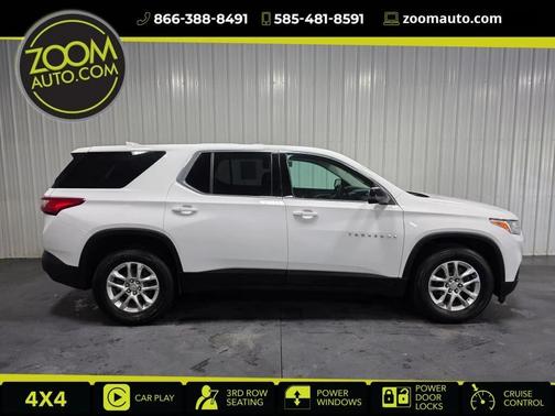 Summit White 2021 Chevrolet Traverse LS