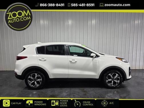 Clear White 2020 Kia Sportage LX