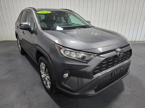 Gray 2021 Toyota RAV4 XLE Premium