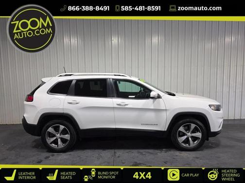 Bright White Clearcoat 2019 Jeep Cherokee Limited