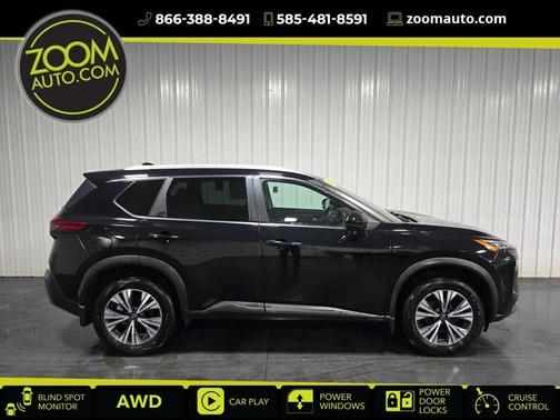 Super Black 2022 Nissan Rogue SV
