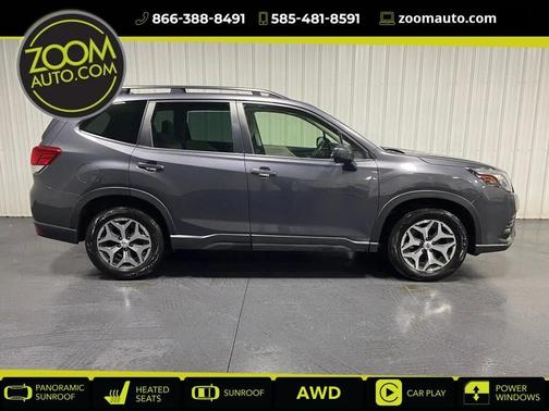 Gray 2022 Subaru Forester Premium