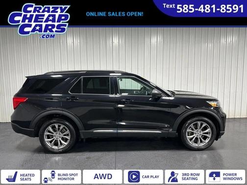 Black 2022 Ford Explorer XLT