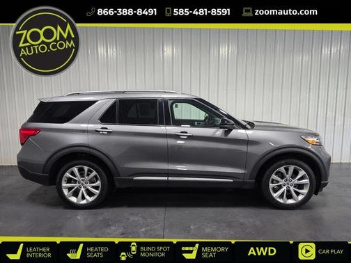 Carbonized Gray Metallic 2022 Ford Explorer Platinum