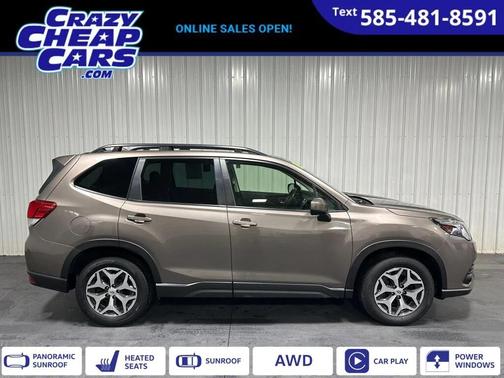 Brilliant Bronze Metallic 2022 Subaru Forester Premium