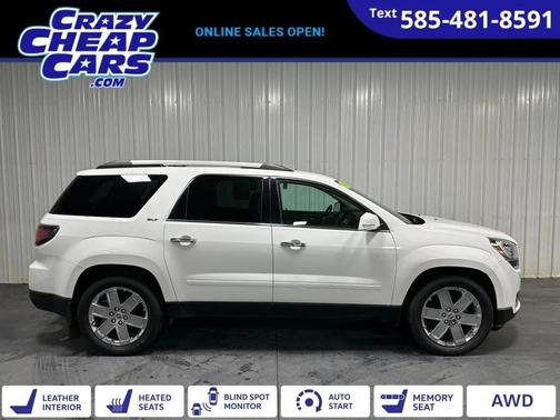 White 2017 GMC Acadia Limited Base