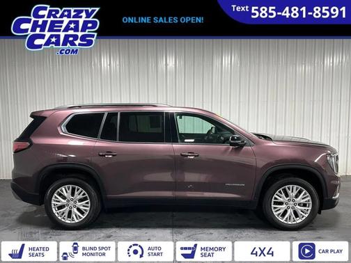 Crystal Metallic 2024 GMC Acadia AWD Elevation