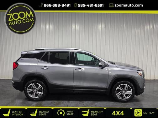 Satin Steel Metallic 2021 GMC Terrain SLT
