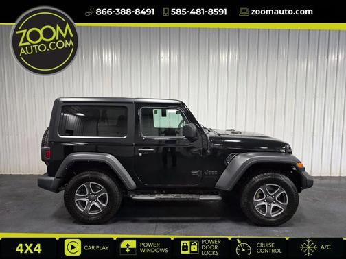Black Clearcoat 2022 Jeep Wrangler Sport S