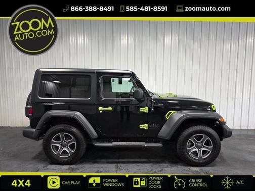 Black Clearcoat 2022 Jeep Wrangler Sport S