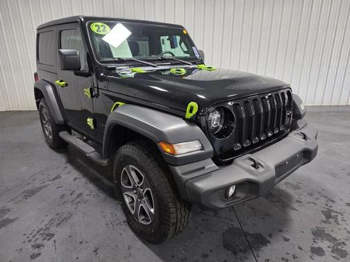 Black Clearcoat 2022 Jeep Wrangler Sport S