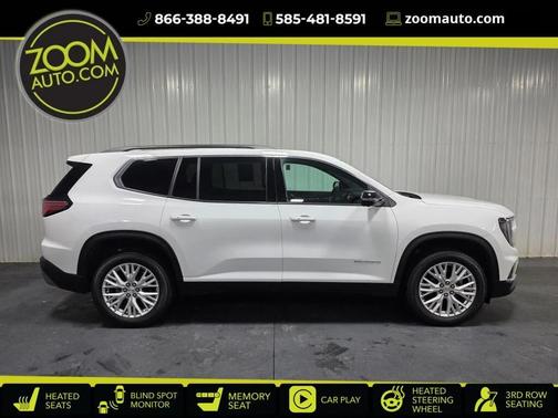 White 2024 GMC Acadia FWD Elevation