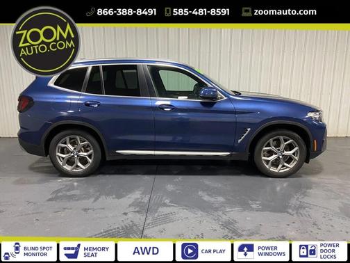 Blue 2023 BMW X3 xDrive30i
