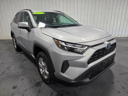 Silver Sky Metallic 2023 Toyota RAV4 Hybrid XLE