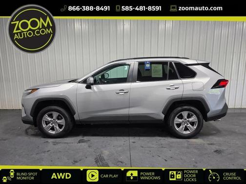 Silver Sky Metallic 2023 Toyota RAV4 Hybrid XLE