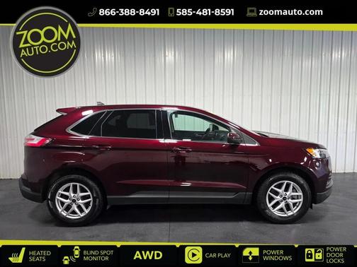 Burgundy Velvet Metallic Tinted Clearcoat 2023 Ford Edge SEL