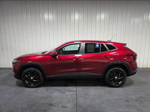 Crimson Metallic 2025 Chevrolet Trax LS